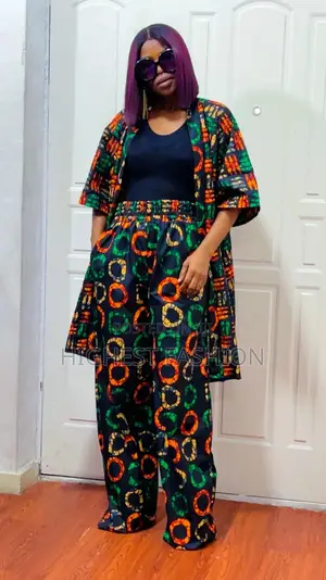 Ankara Kimono and Trouser - Style 609