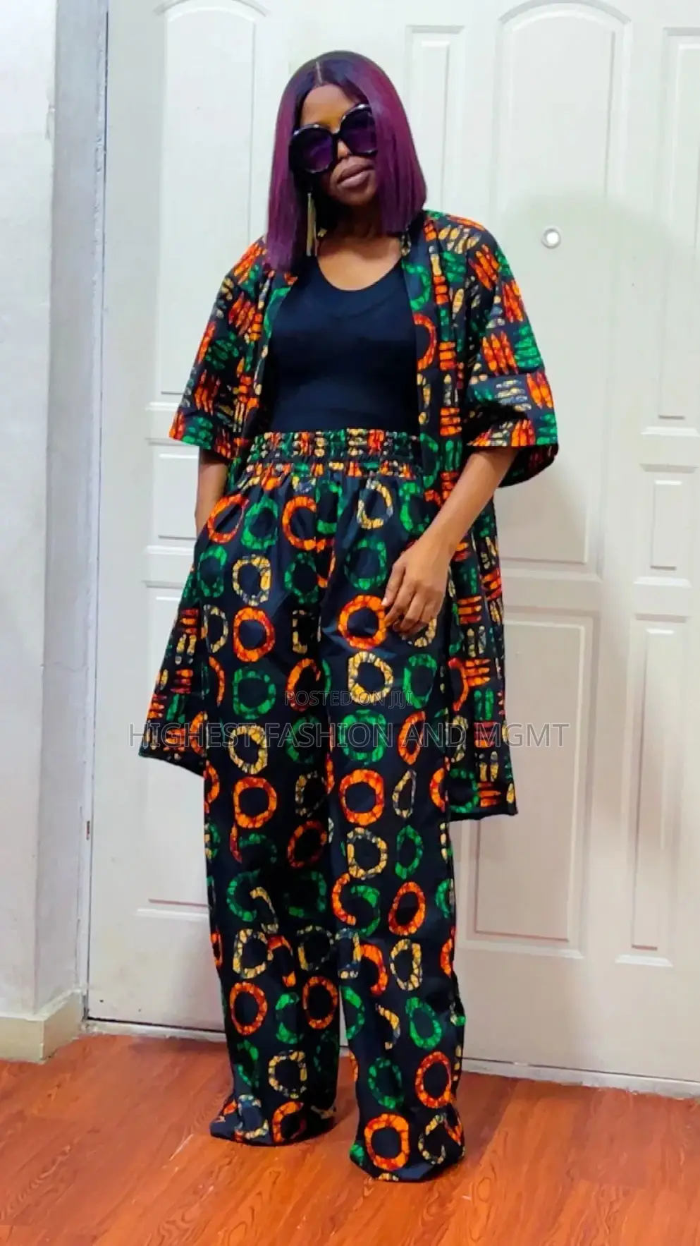 Ankara Kimono and Trouser - Style 609