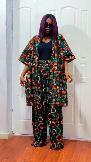 Ankara Kimono and Trouser - Style 609