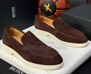 Suede Slip-on Boss Loafers