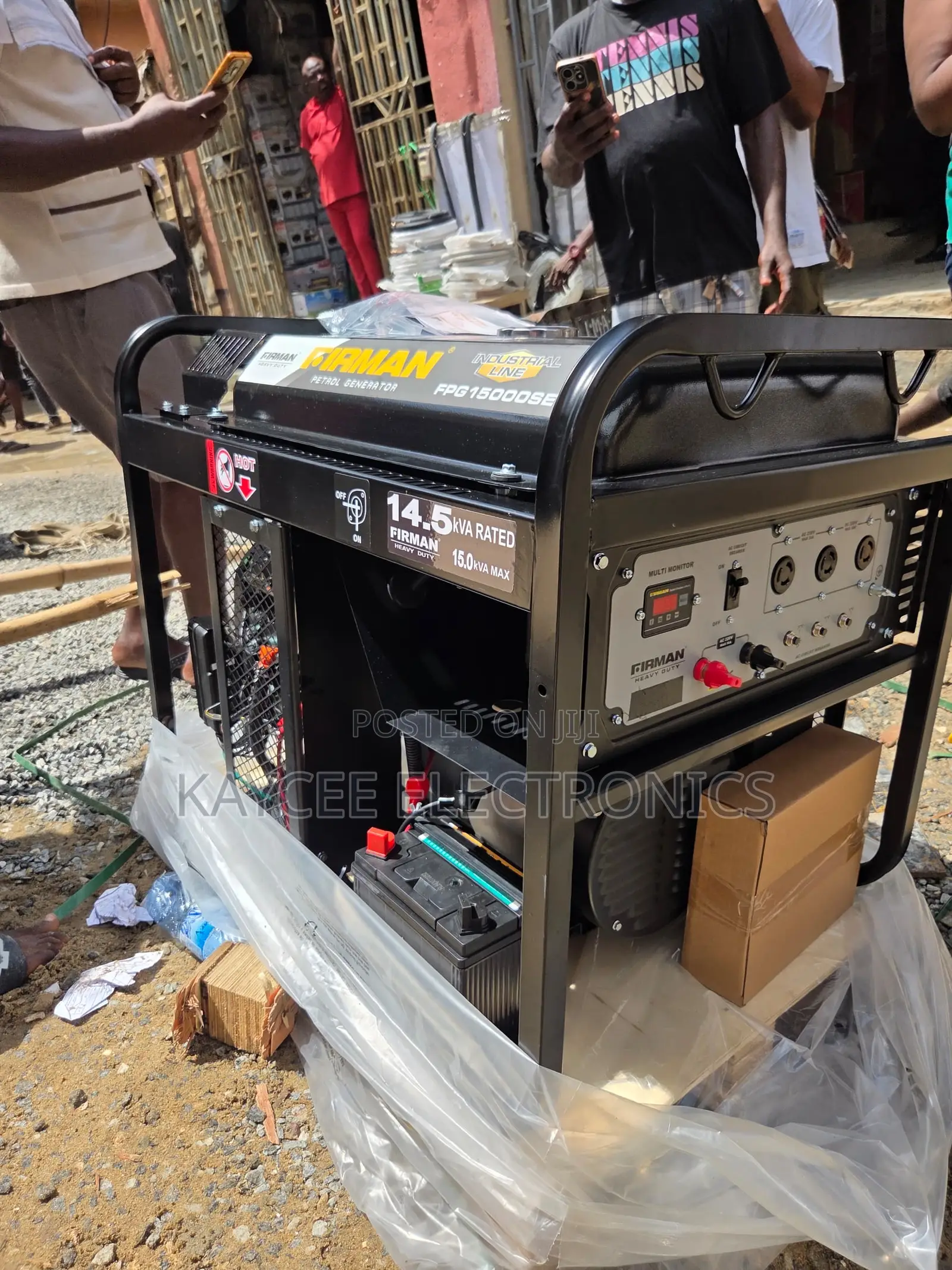 Fireman Electric Start Generator for Continuous Power Supply
