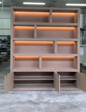 High Gloxy Wooden Shelf