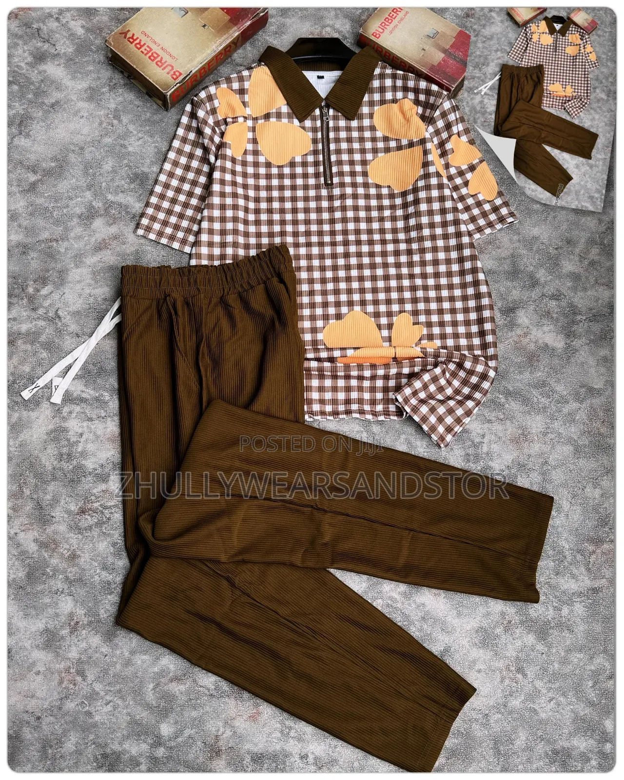 High Quality Luxury Men 2pcs Up And Down