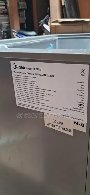 Midea Inverter Deep Freezer 198litres Model 362