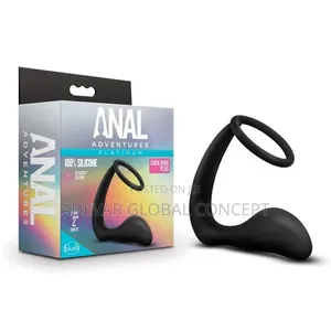 Anal Adventures Platinum Cock Penis Ring Sex Toy for Men