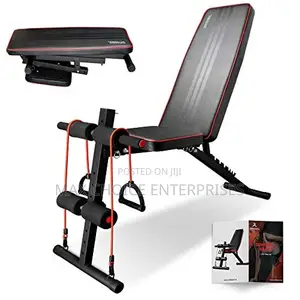 Adjustable Weight Bench Foldable Sit-Up or Utility Workout Bench.