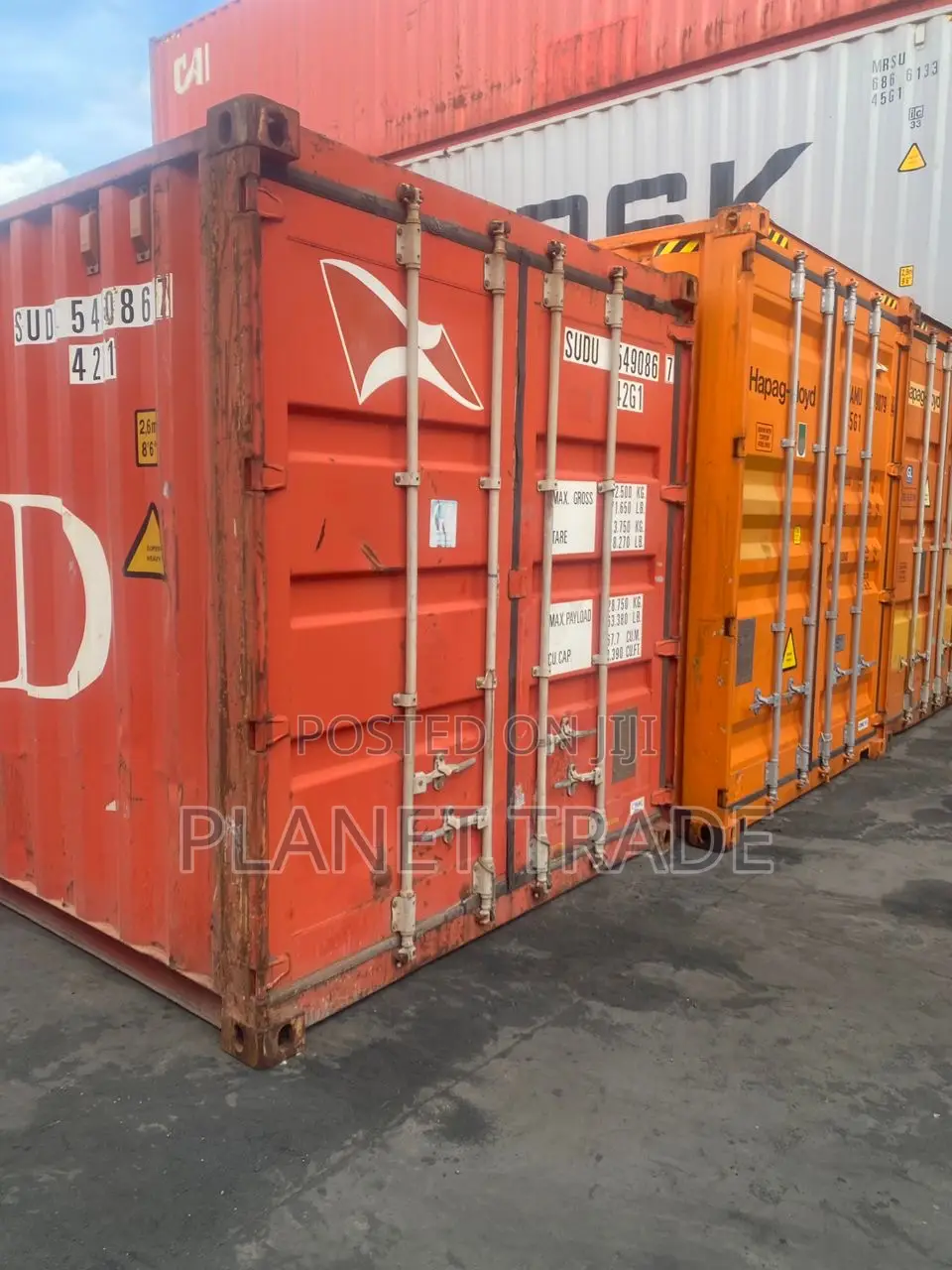 40ft Empty Shipping Containers Available in Large Quantities