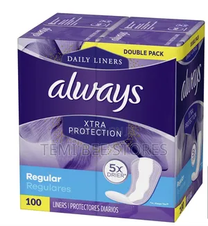 Always Anti-Bunch Extra Protection Panty Liners Regular - 100 Count