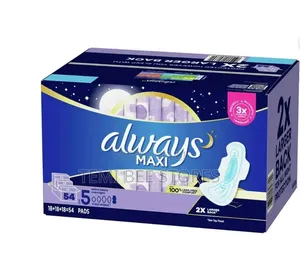 Always Maxi Extra Heavy Overnight Pads With Flexi-Wings 54 Count