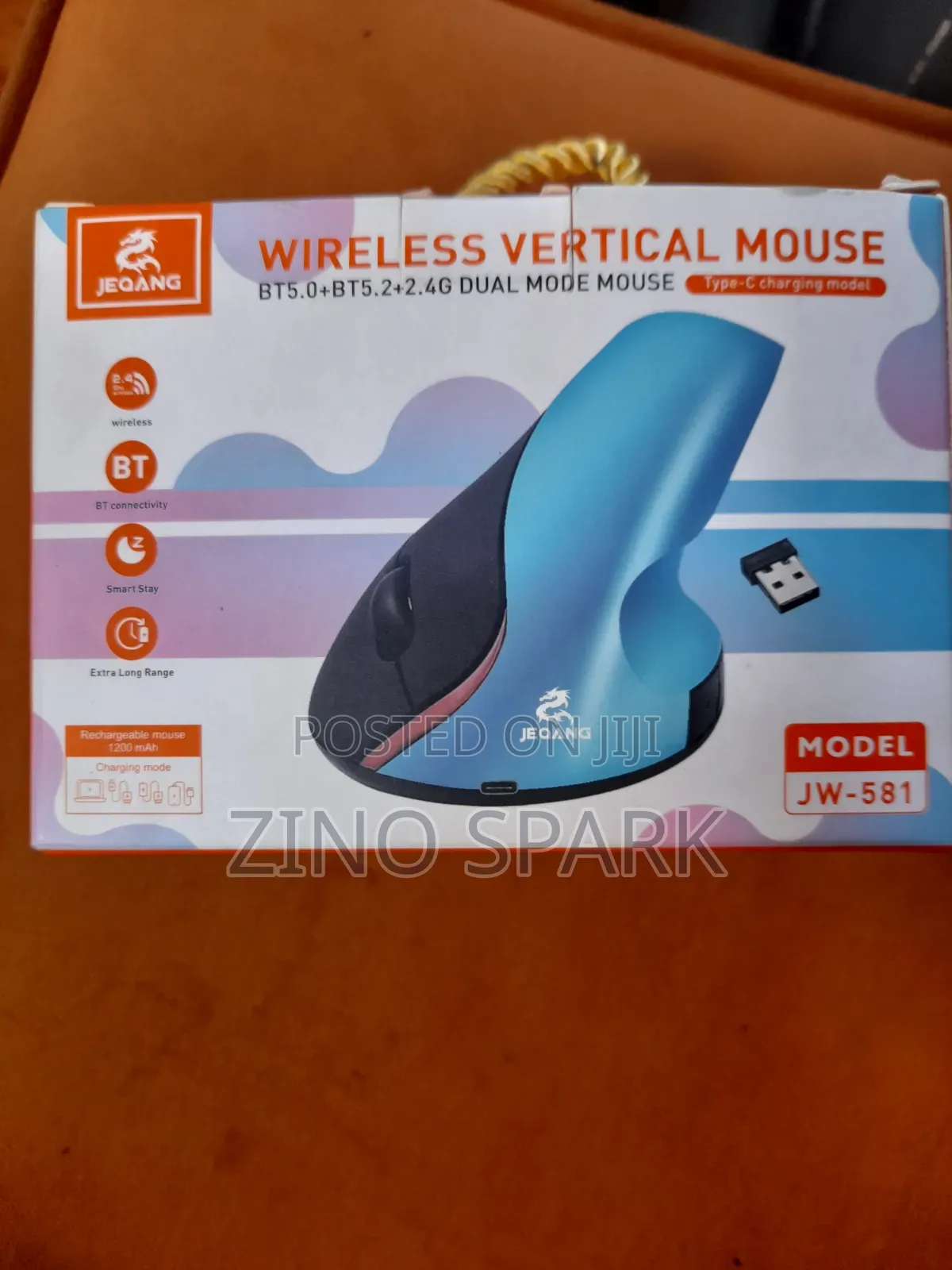 Jaqang Wireless Vertical Mouse Jw-581