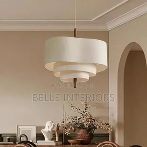Goodish Wabi Gapan Clothe Pendant Light Hotel Loppy Living