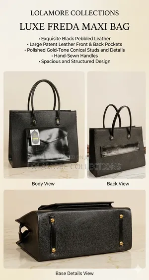 Handmade Maxi Luxe Freda Handbag