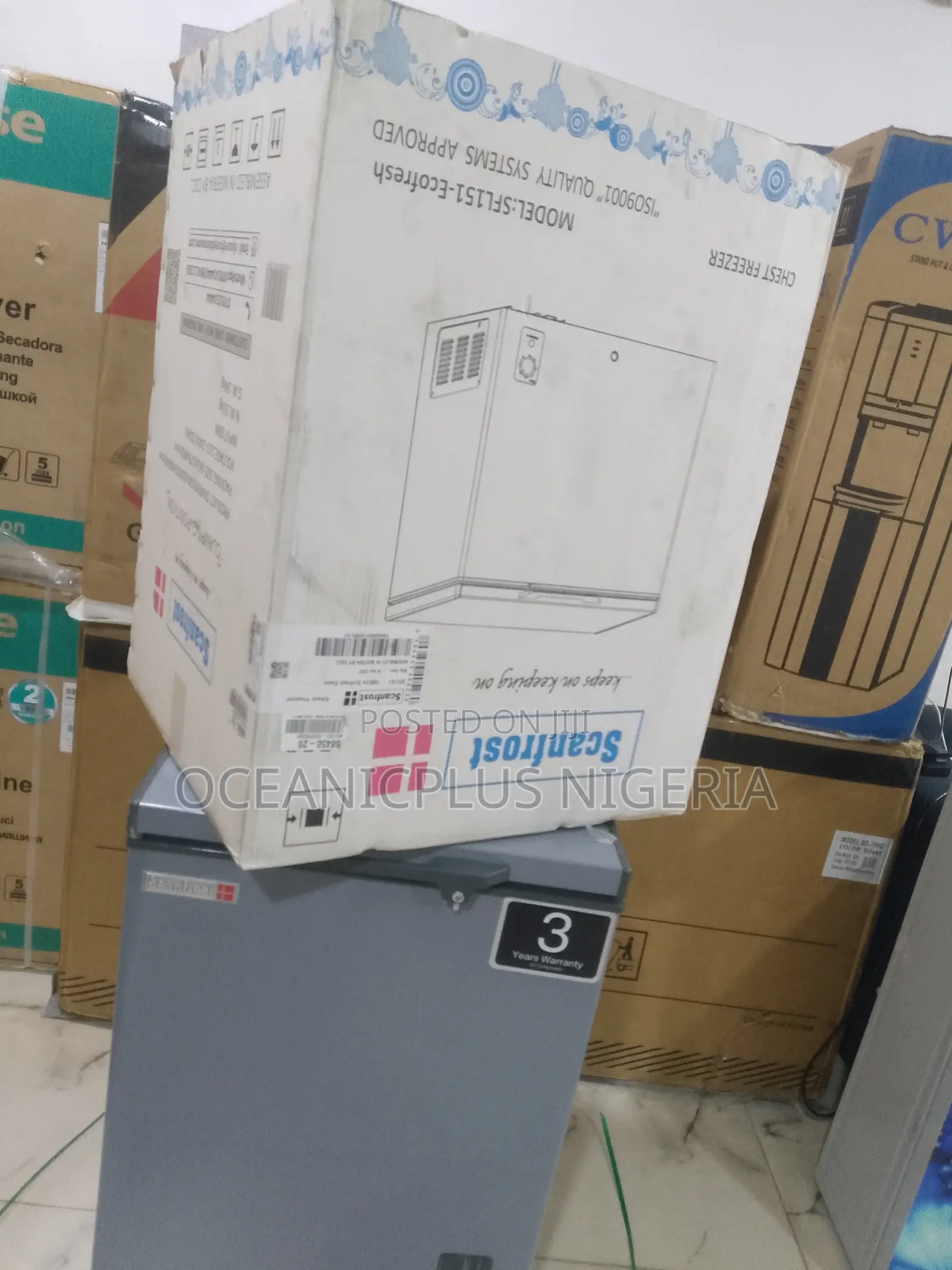 Scanfrost Sfl151 Strong Cooling Performance Freezer