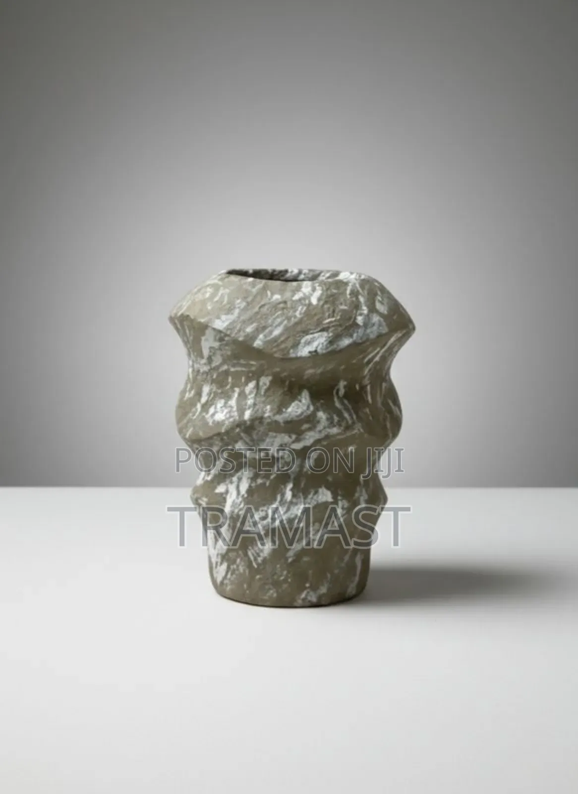 Mushroom Fiberglass Vase (Rustic)