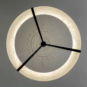 Airpad Marble Alabaster Chandelier