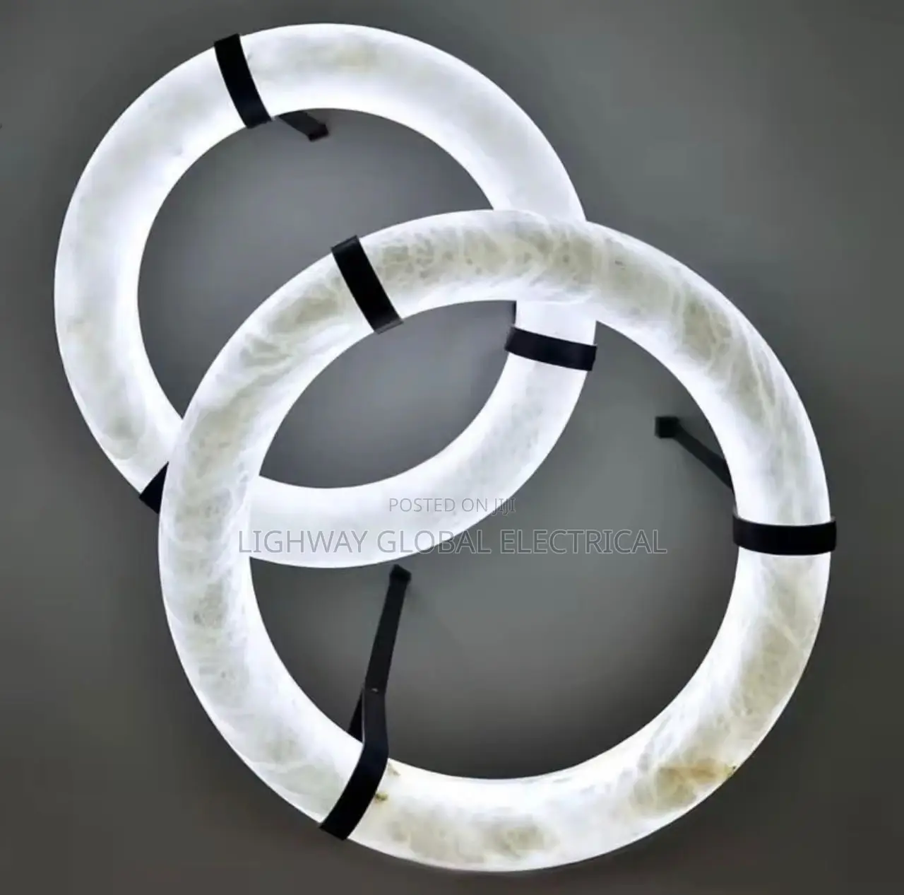 Airpad Marble Alabaster Chandelier