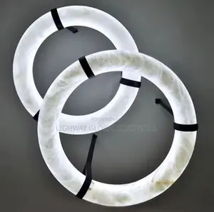 Airpad Marble Alabaster Chandelier