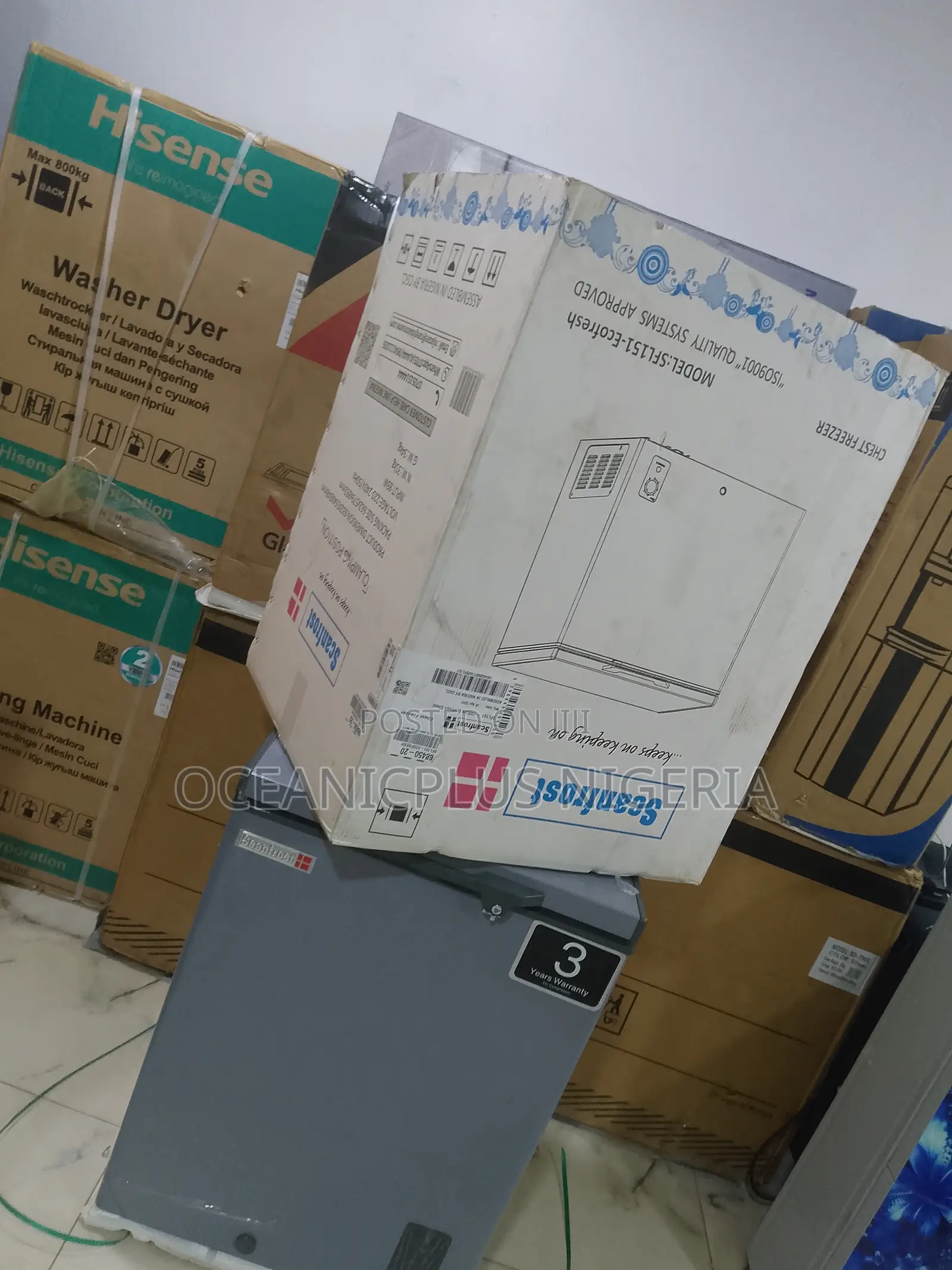 Scanfrost Sfl151 Convenient Storage Chest Freezer