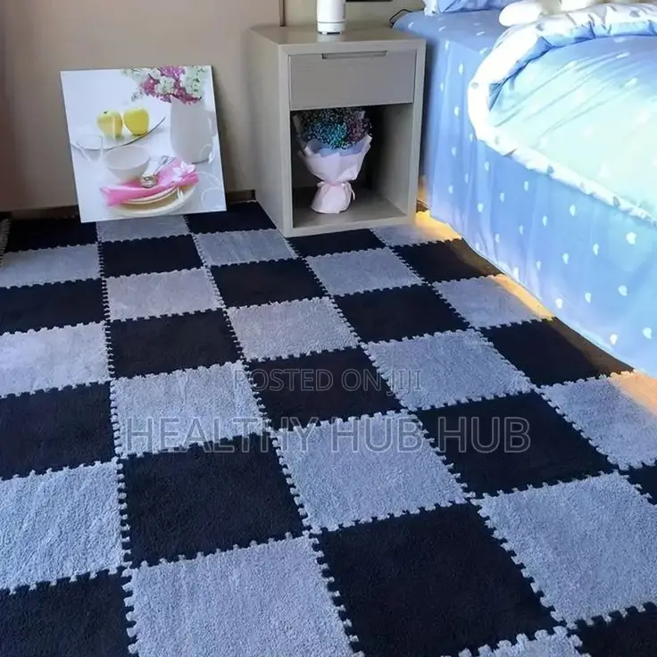Interlocking Carpet Tiles No Glue or Tools Needed