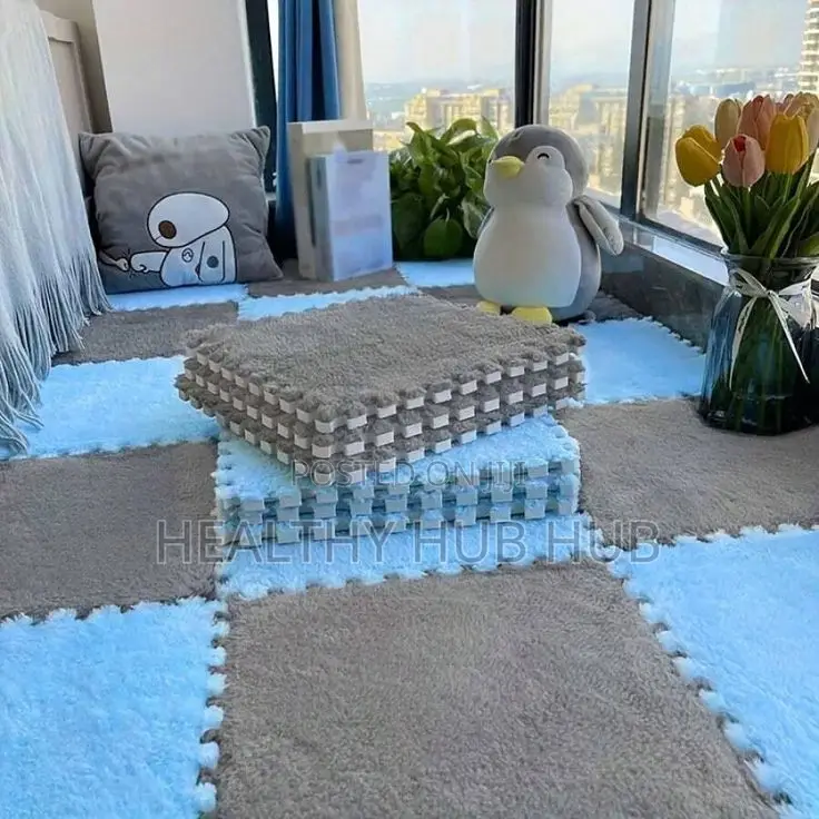 Interlocking Carpet Tiles No Glue or Tools Needed