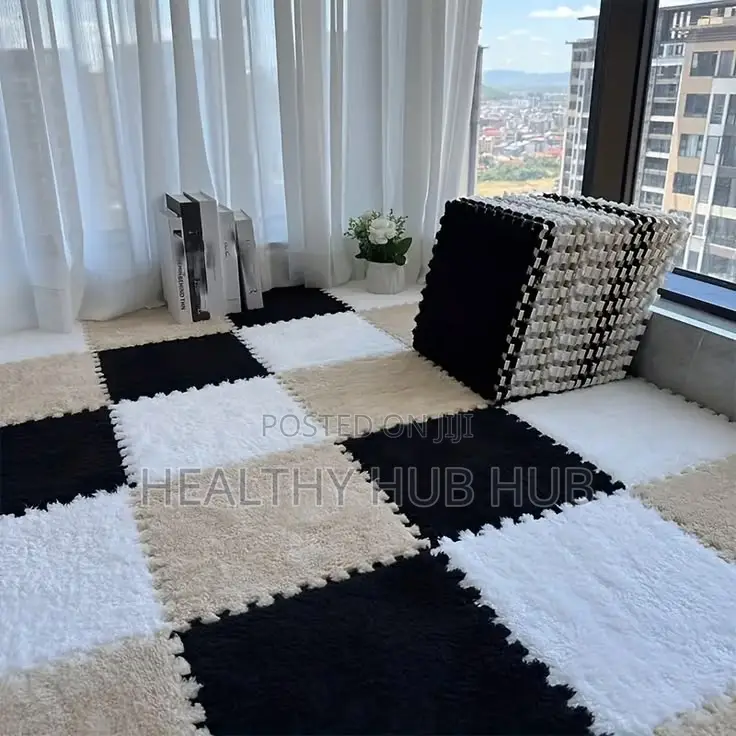 Interlocking Carpet Tiles No Glue or Tools Needed