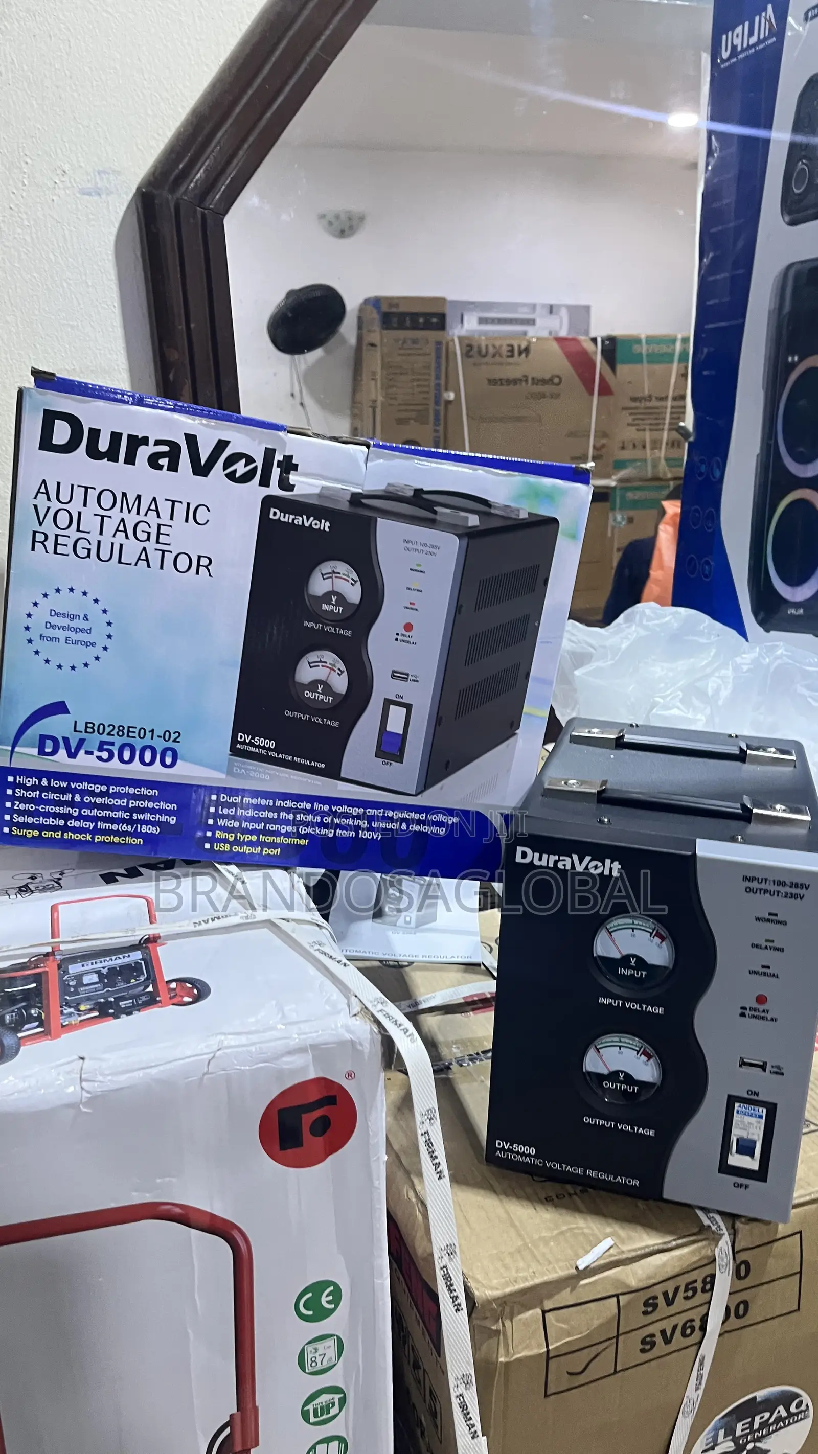 Duravolt Automatic Voltage Regulator Dv-5000[Lb028e01-0]Strong Output