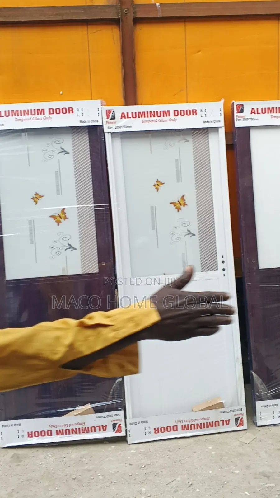 Aluminium Tampered Half Glass