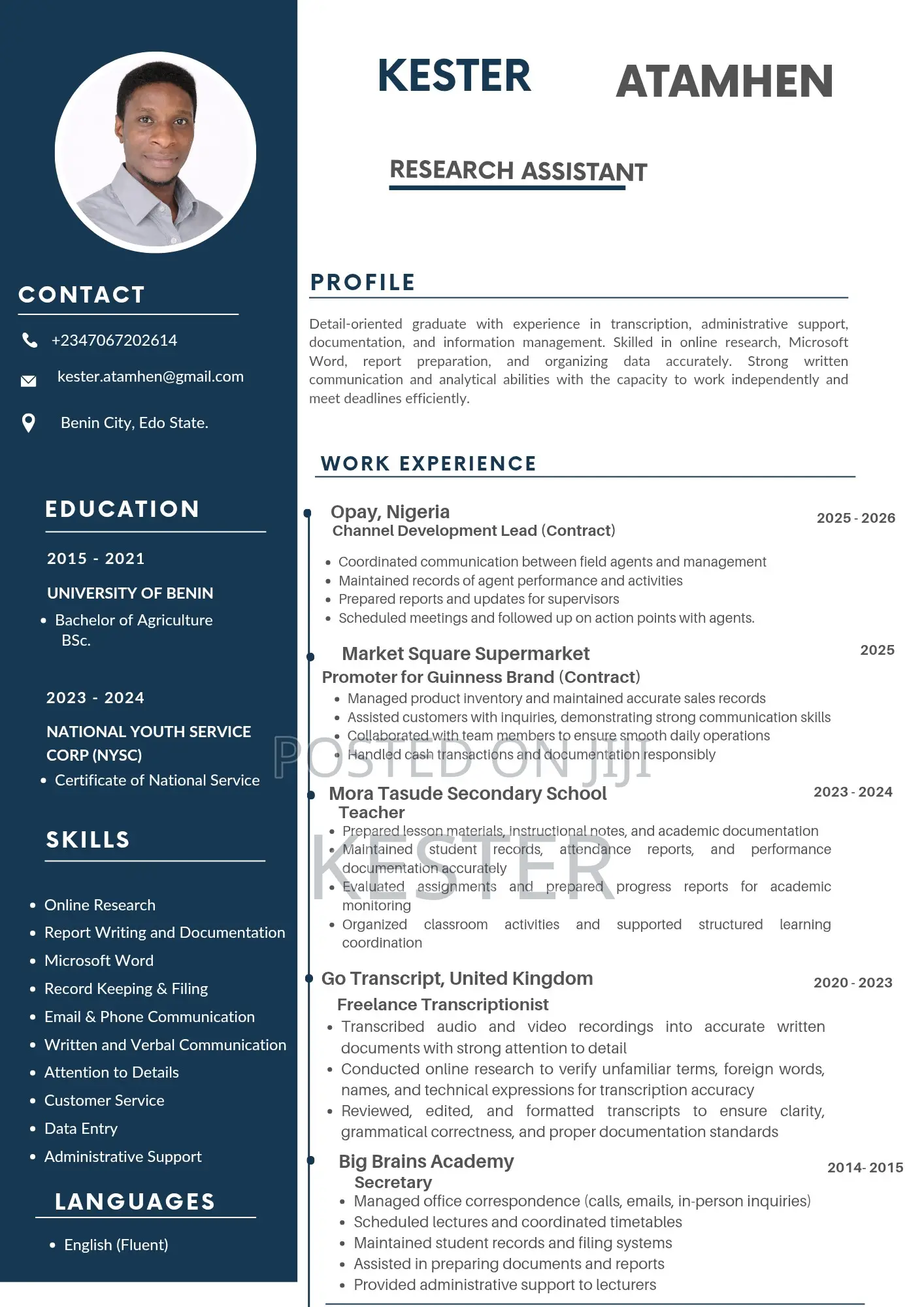 Research Assistant
