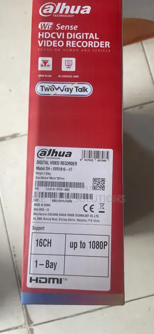 Dahua 16 Channel DVR (Dh-Xvr1b16-I/T)
