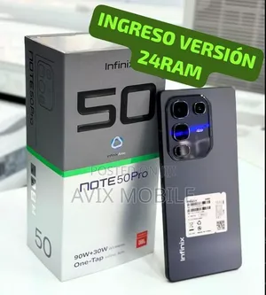 New Infinix Note 50 Pro 256 GB Gray