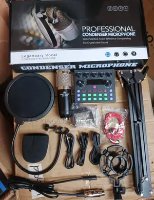 Kings-Audio Bm-800 Condenser Microphone With V8s Sound Card
