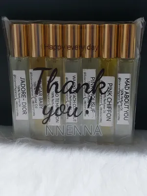 Feminine Premium Oil Perfumes Set (3ml Each) of 7 Decant Bottles.
