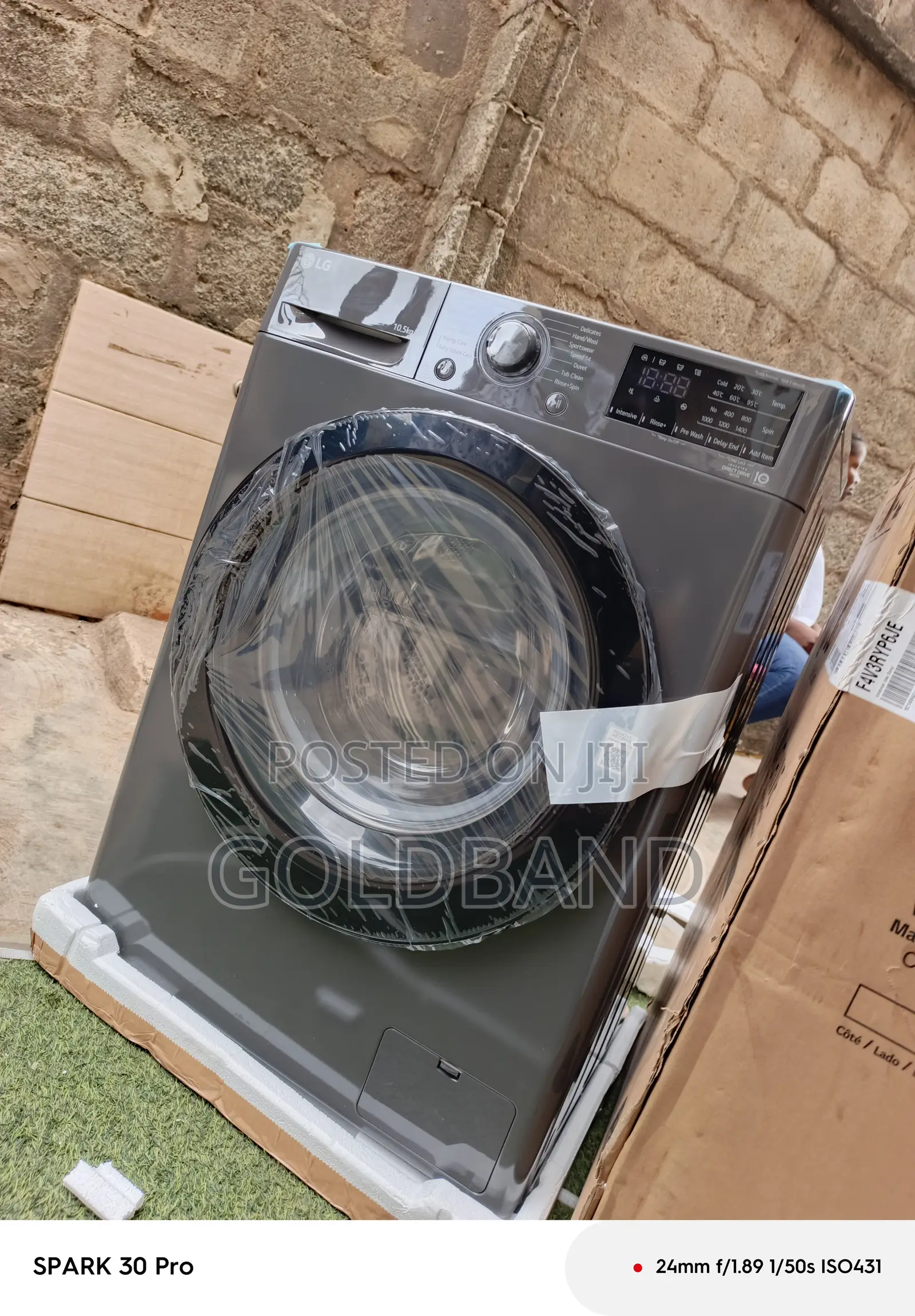 Lg 10.5kg High Capacity Front Load Washer