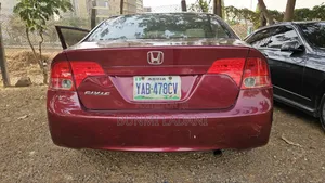 Honda Civic 1.8 Sedan LX Automatic 2007 Red