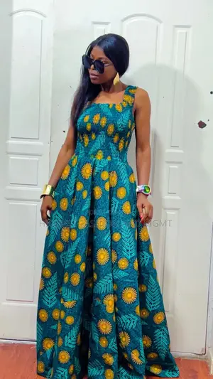 Smocked Long Gown - Style 899