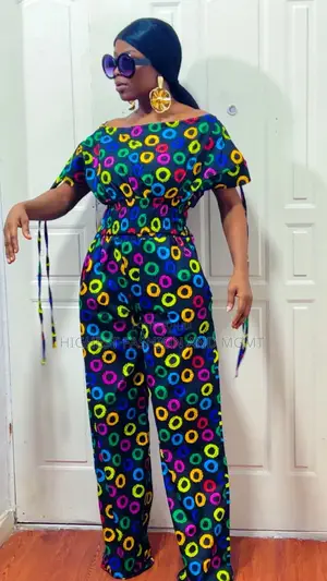 Tight Waist High Shoulder and Trousers - Style 973