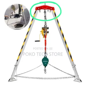 Confined Space Rescue Tripod With Winch.