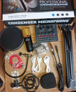 Kings-Audio Bm-800 Condenser Microphone With V8 Sound Card