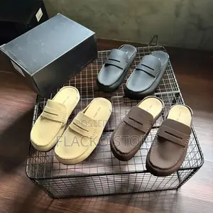 Original FDCP Napple Wrapped Oil Leather Mules