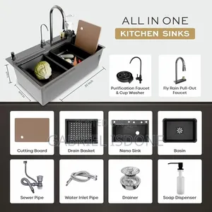 Multi Function Waterfall Sink