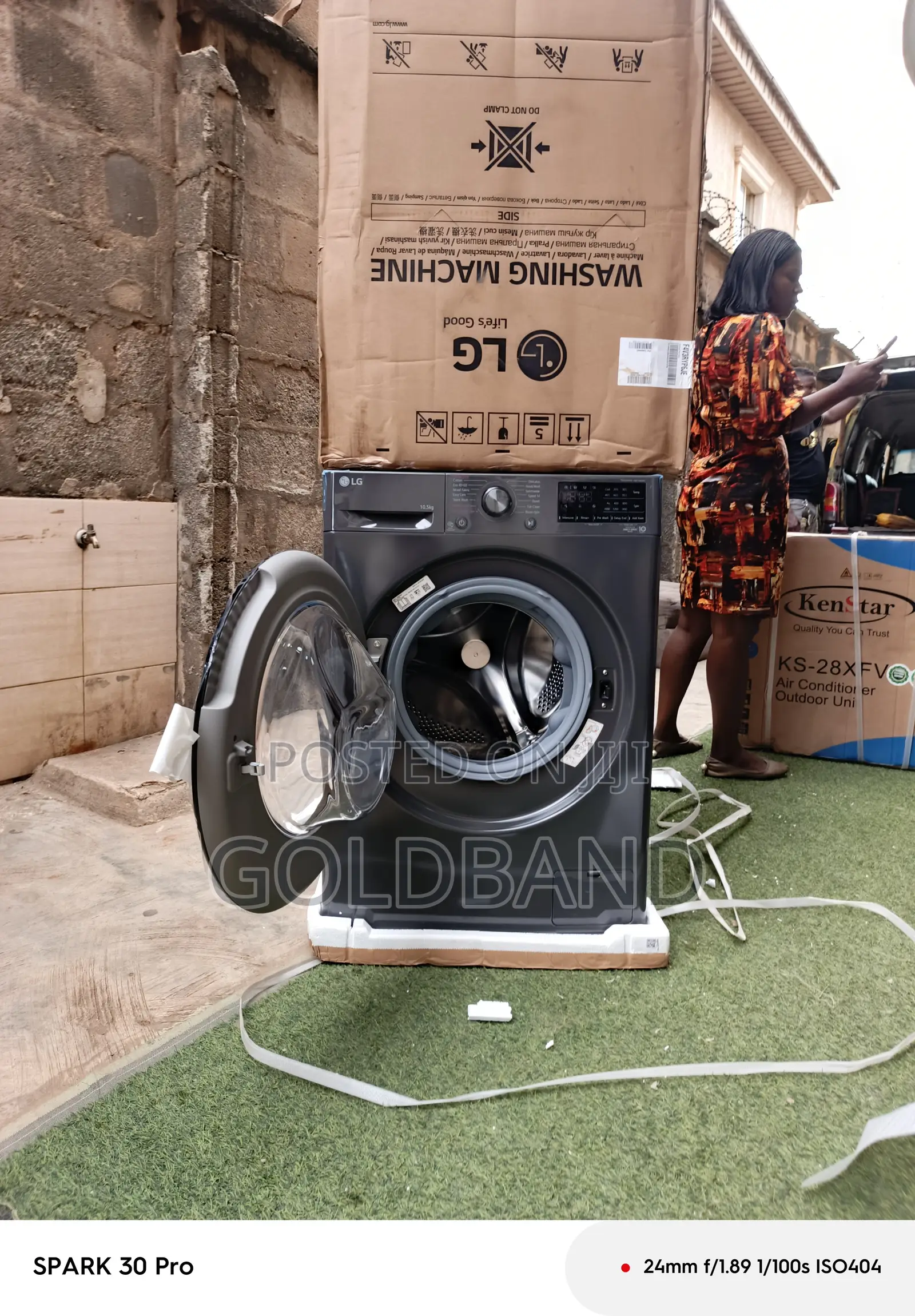 Lg 10.5kg Front Loader With Powerful Spin