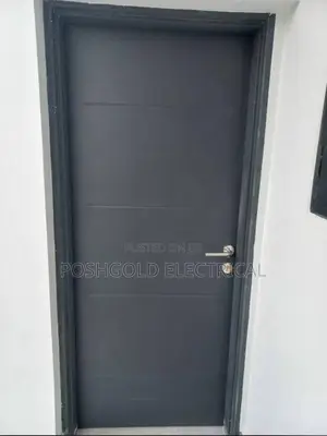 Modern Groove Flush Israeli Interior Room Door