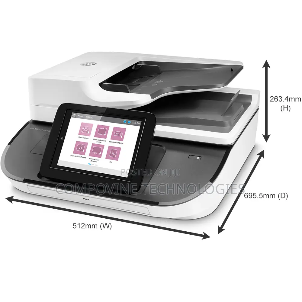 Hp Scanjet Enterprise Flow N9120 Fn2 Document Scanner