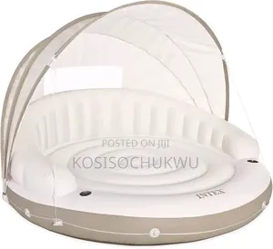 Intex 58292ep Canopy Island Inflatable Pool Float: Comfortable Lounge