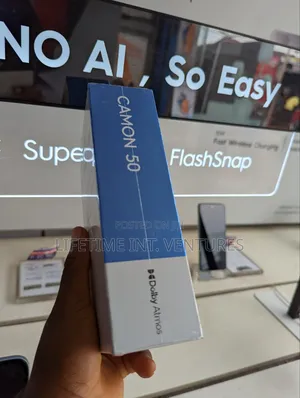 New Tecno Camon 50 256 GB Black