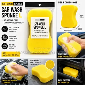 Car Wash Sponge L – Large Soft Cleaning Sponge