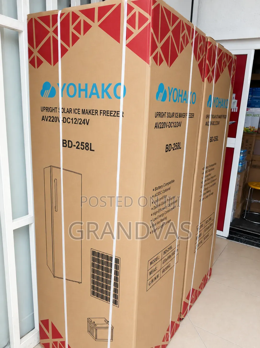 Solar Ice Block Freezer