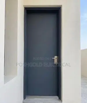 Solid Exterior Flush Israeli Security Door