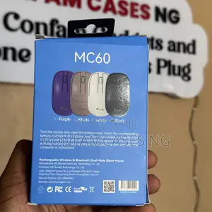 Banda Mc60 Rechargeable Wireless and Bluetooth Silence Mouse
