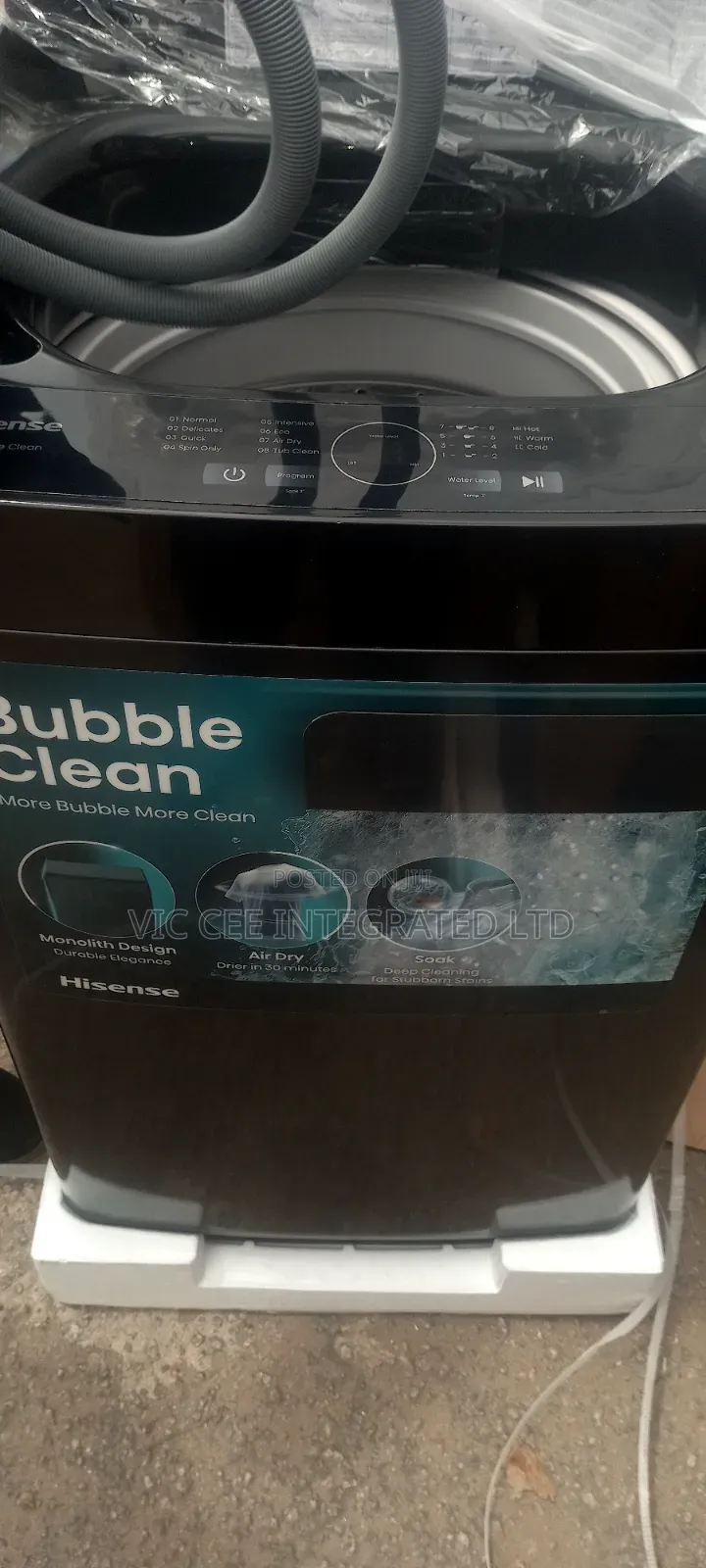 Hisense Washing Machine 9kg Top